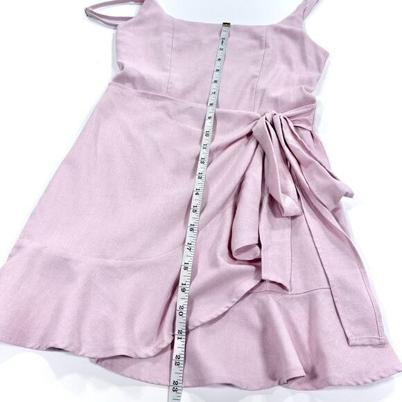 Princess Polly pink cotton spaghetti strap mini dress 2 - Picture 11 of 11